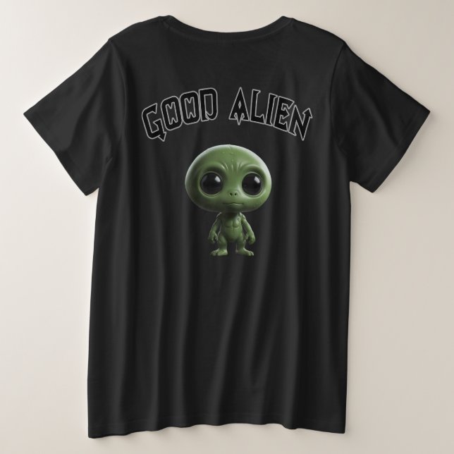Extraterrestre bueno sobredimensionado (Reverso del diseño)