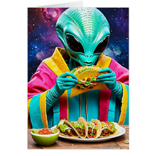 Extraterrestre Comiendo Tacos para Todas las Ocasi