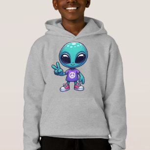 Extraterrestre de Paz Adorable & Nave Espacial