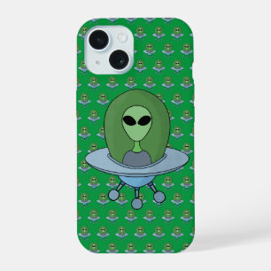 Extraterrestre en su pequeña nave espacial