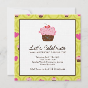 Extravagante invitación a fiesta de cumpleaños