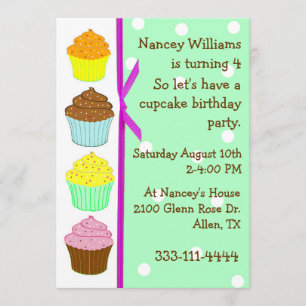 Extravagante invitación de cumpleaños