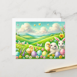 ¡extravagante postal de Pascua!