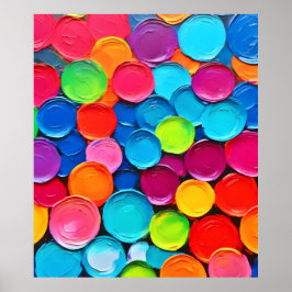 Extravaganza de Círculos Coloridos Arte