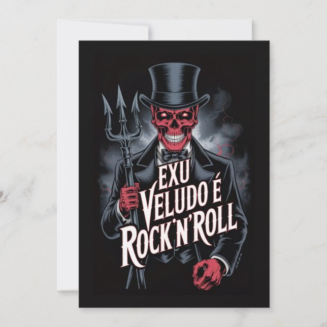 Exu Veludo é Rock'N'Roll #1 (Anverso)