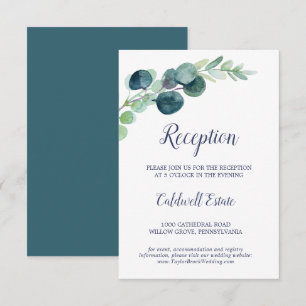 Exuberante vegetación y recepción Eucalipto Insert