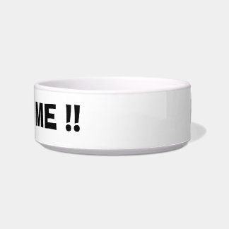 ¡EY!! ¡ALIMÉNTEME!! Acaricie el cuenco