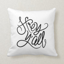 Ey Cojín decorativo meridional casual del saludo