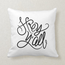 Ey Cojín decorativo meridional casual del saludo