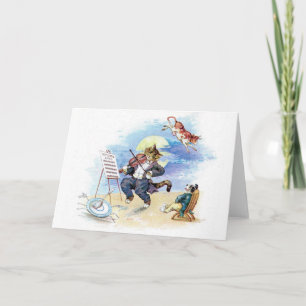 Ey, Diddle, Diddle la escena, tarjeta de