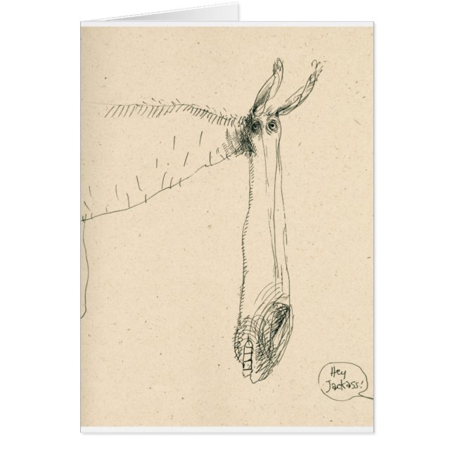 Ey, tarjeta del Jackass (Frente)