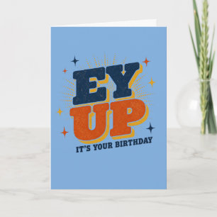 Ey Up Es Tu Cumpleaños Tarjeta de Yorkshire