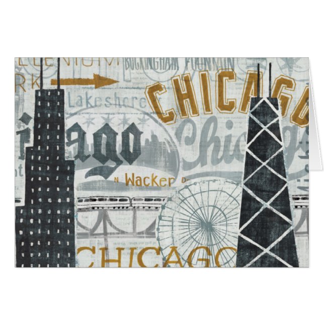 Ey vintage de Chicago (Anverso (Horizontal))