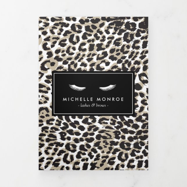 Eyelashes con el folleto Leopard Print Price List  (Foto de portada)