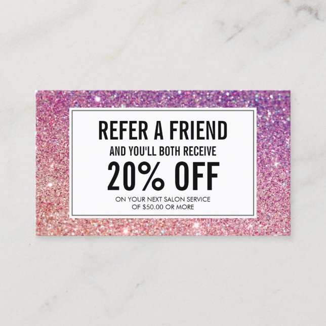 Eyelashes con remisión al salón de Purpurina morad (Anverso)