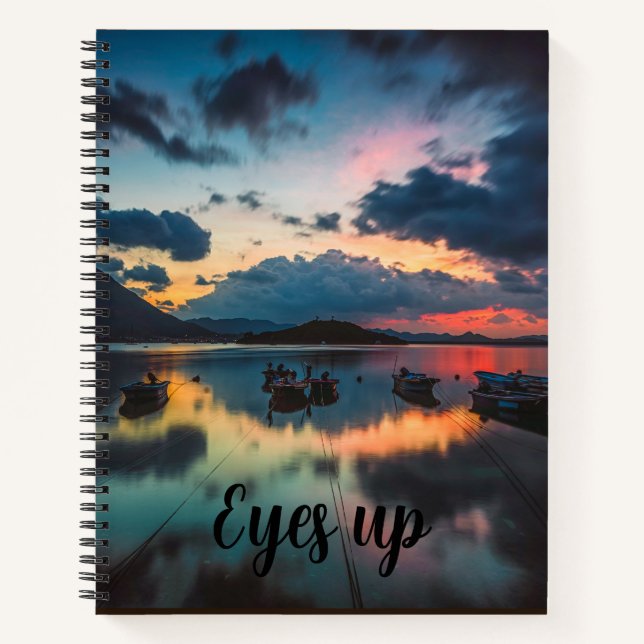 Eyes Up Inspirational | Diario de Reflexión de la  (Anverso)