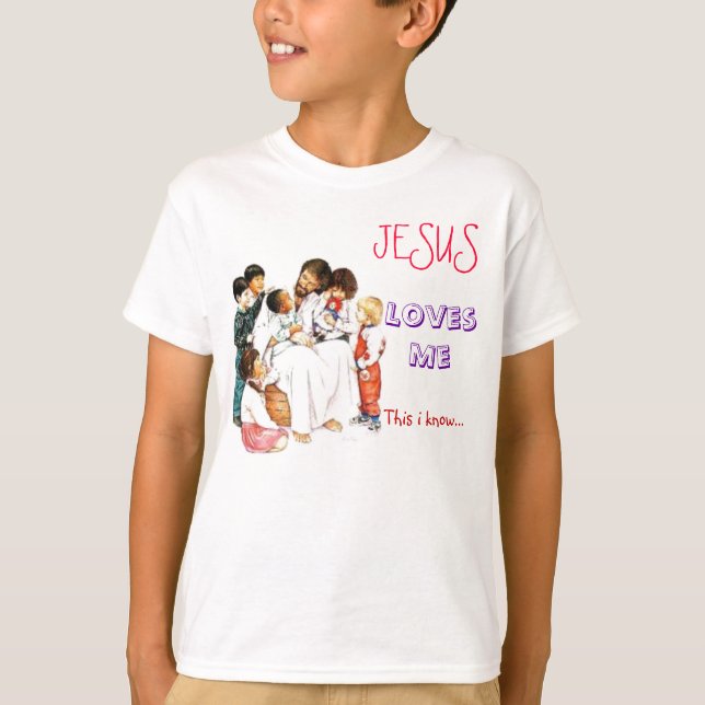 F4BS Jesús me ama camiseta (Anverso)