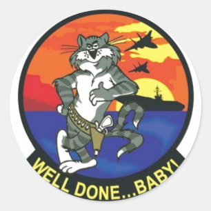 F-14 PEGATINA TOMCAT