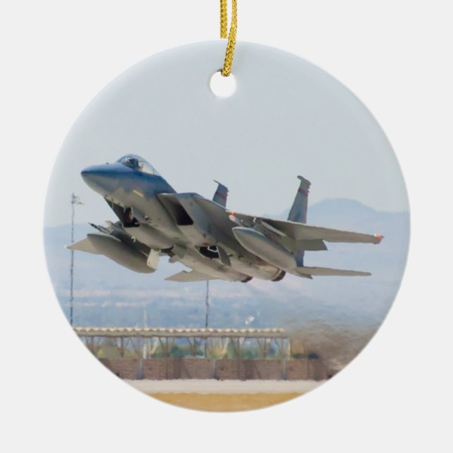 F-15C Eagle sacan el ornamento (Frente)