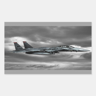 F-15E Pegatinas de Rectángulo de Águila de Huelg