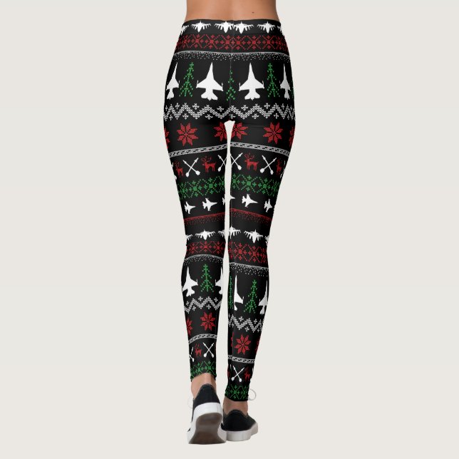 F-16 Navidades Leggings (Reverso)