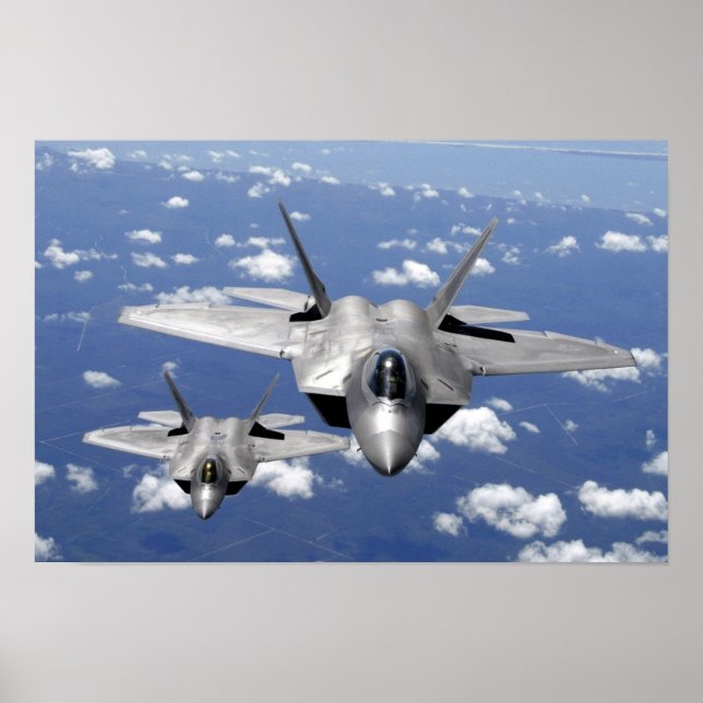 F-22 Posters Raptor Stealth (Frente)