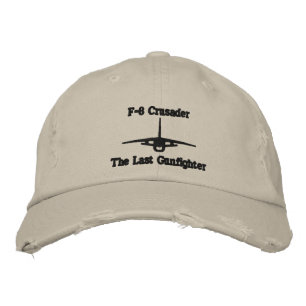 F-8 Gorra de golf cruzado W/Call Rótulo en la part
