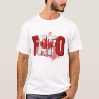 F.A.F.O Camiseta con bandera canadiense