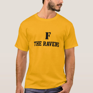 "F camiseta de la fan de Steelers de los cuervos"