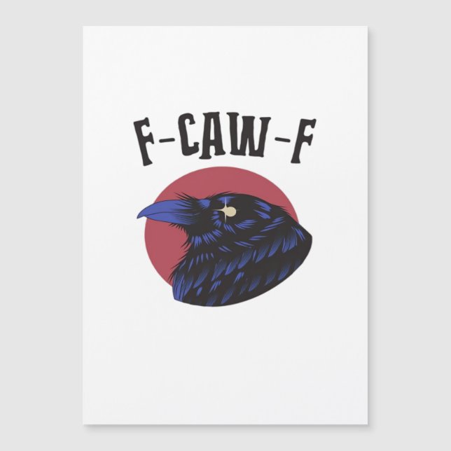 F-Caw-F Gráfico Retro Esencial (Anverso)