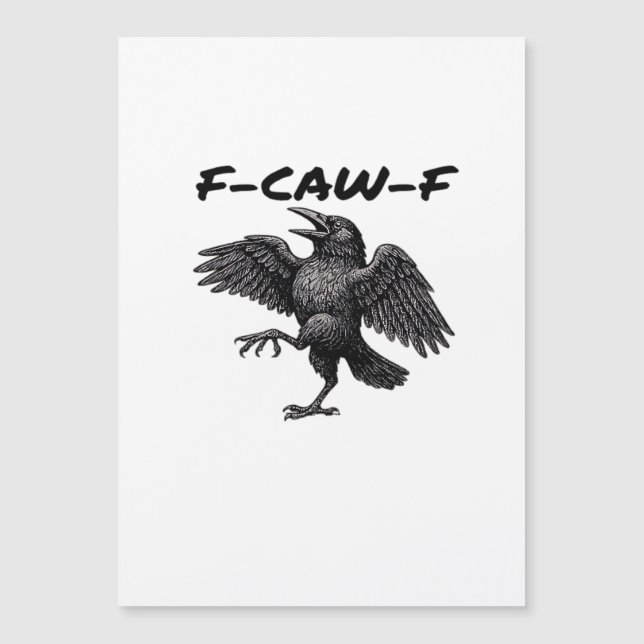 F-Caw-F Gráfico Vintage Esencial (Anverso)