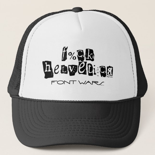 F%ck Helvetica Gorra (Anverso)