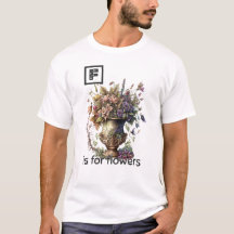 F es para la camiseta de Flores