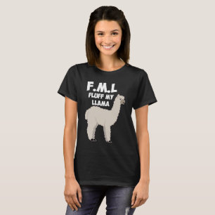 F.M.L. Fluff mi camiseta animal del insulto del