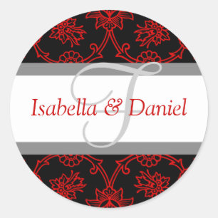 F Monogramas Para Sellos De Invitación De Boda