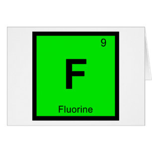F - Química del Flúor Símbolo de la Tabla Periódic