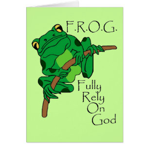 F.R.O.G. Confíe completamente en dios #1