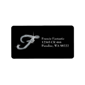 F Script Etiqueta "Diamond Bling"