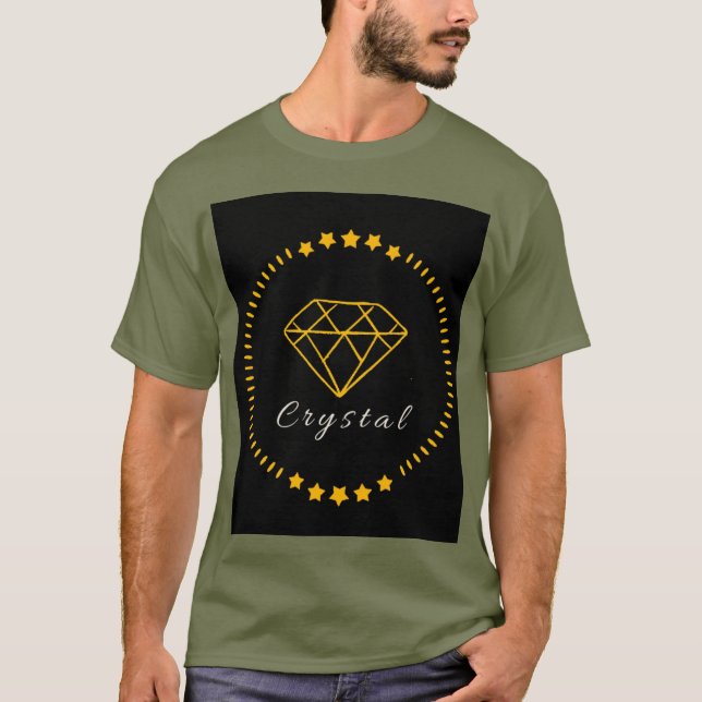 # fa de moda: camiseta verde pálido para hombres (Anverso)
