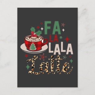 Fa Fa La La Latte Divertida Navidad Santa Navidad 