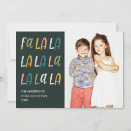 Fa La La La | Colores pasteles | Tarjetas fotográf