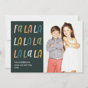 Fa La La La   Colores pasteles   Tarjetas fotográf