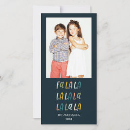 Fa La La La | Colores pasteles | Tarjetas fotográf