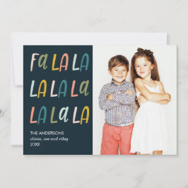 Fa La La La | Colores pasteles | Tarjetas fotográf