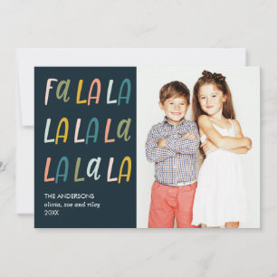Fa La La La   Colores pasteles   Tarjetas fotográf