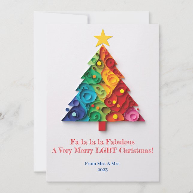 Fa-la-la-la-Fabulous: ¡Un Navidad LGBT muy feliz! (Anverso)