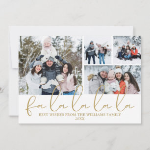 Fa La La La La Script 4 Foto Navidad
