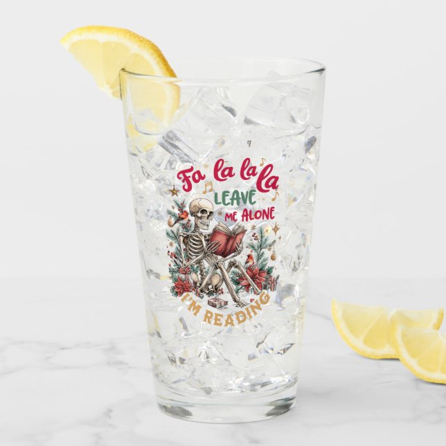 Fa La La La Leave Me Alone I'm Reading  (Anverso (hielo))