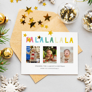 Fa La La Navidades Cute Pastel 3 Collage de fotos