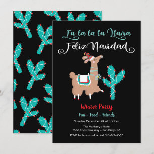 Fa la llama Feliz fiesta de Navidad